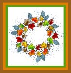 Stubby Fall Leaf Wreath